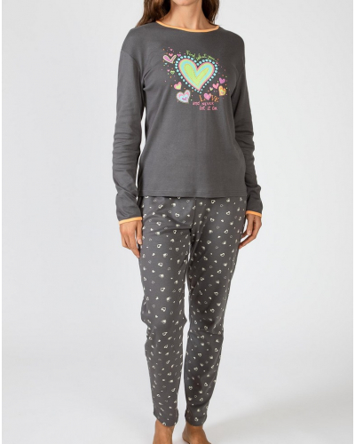 Long pyjamas 100% cotton Massana (Multicolore)