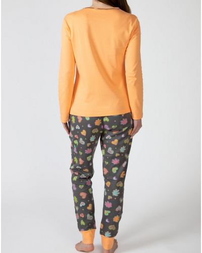 Pijama largo 100% algodón Massana (Multicolore)