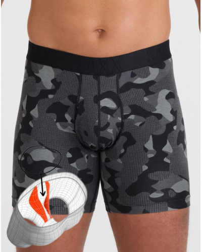 Bóxer Saxx Droptemp Cooling Cotton (Pebble Camo/Graphite)