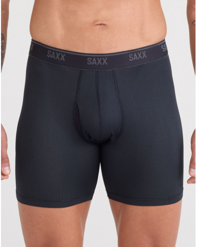 Bóxer con mosca Saxx Sport Quest Quick Dry Mesh (Negro)