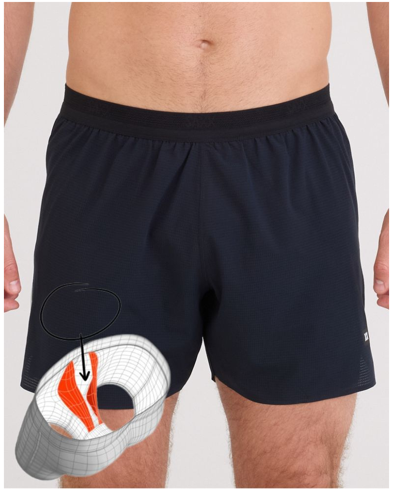 Running shorts Saxx Sport Race Pace 2N1 (Black)