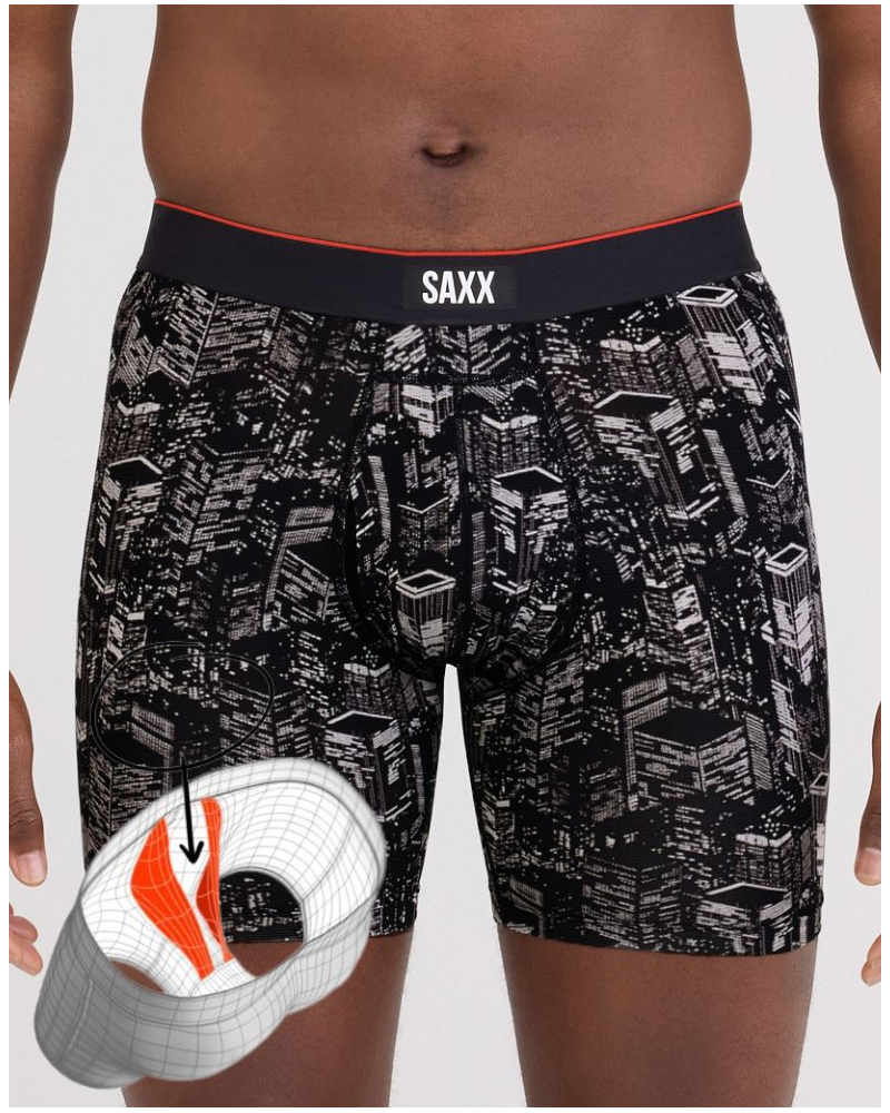 Boxer con bragueta Saxx Multi-sport Mesh (Night City)
