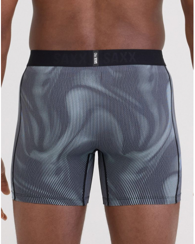 Bóxer de compresión ligeros Saxx Smooth Flex (Smoke Camo/Deep Navy)