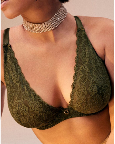 Soutien-gorge triangle armatures Aubade Rosessence (Moss)