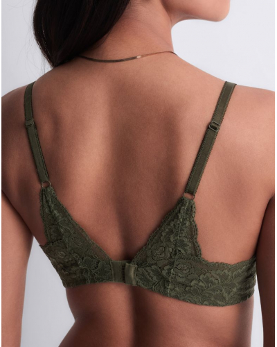 Plunge scarf bra Aubade Rosessence (Moss)