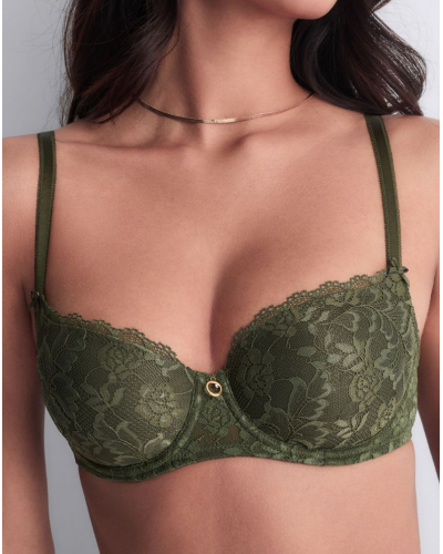 Soutien-gorge corbeille coque confort Aubade Rosessence (Moss)