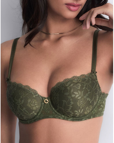 Soutien-gorge corbeille coque confort Aubade Rosessence (Moss)