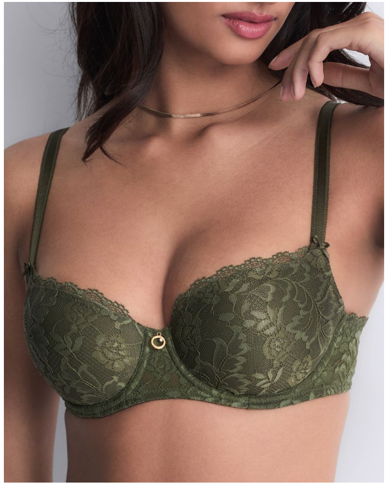 Soutien-gorge corbeille coque confort Aubade Rosessence (Moss)