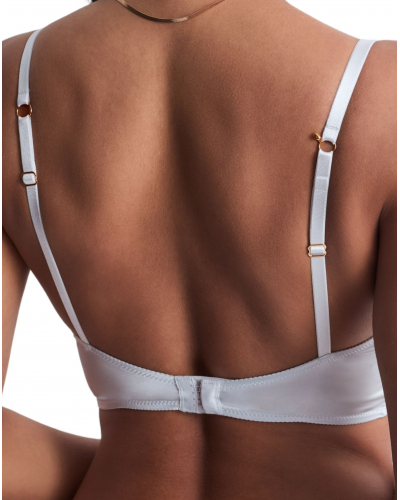 Triangle bra Aubade Satin Memories (Arctic Blue)