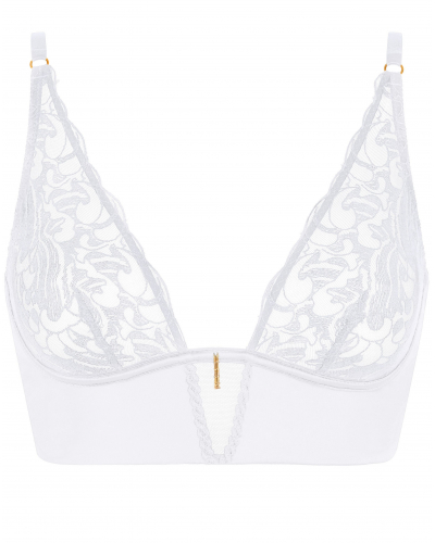 Triangle bra Aubade Satin Memories (Arctic Blue)