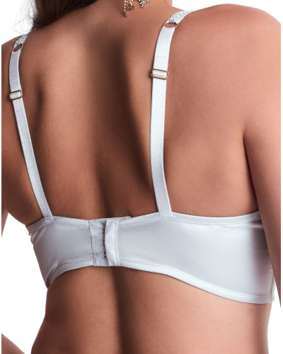 Long bra Aubade Satin Memories (Arctic Blue)