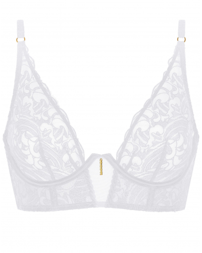 Soutien-gorge bustier Aubade Satin Memories (Arctic Blue)