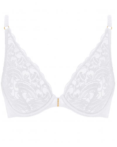 Soutien-gorge triangle armatures Aubade Satin Memories (Arctic Blue)