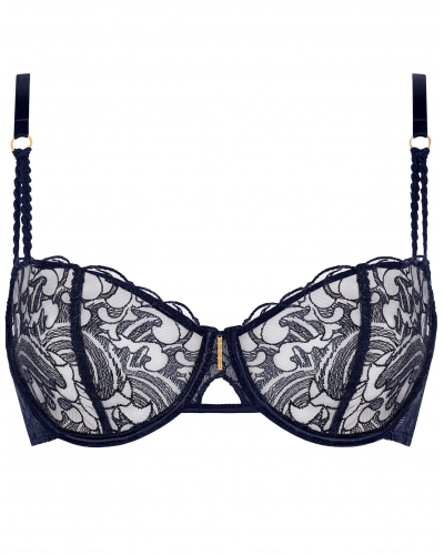 Soutien-gorge corbeille armatures Aubade Satin Memories (Deep Sea)