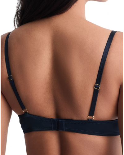Plunge cup bra Aubade Satin Memories (Deep Sea)