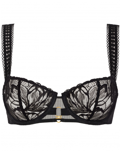 Sujetador corbeille con aros Aubade After Hours (Negro)