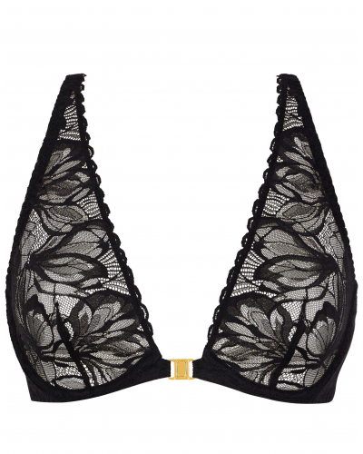 Ultra plunge triangle bra Aubade After Hours (Black)