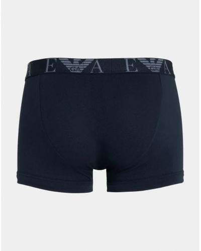 Paquete de 3 shortys Emporio Armani Bold Monogram (Armani Blue)
