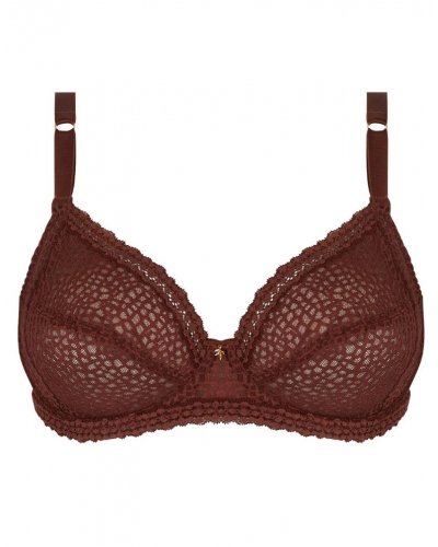 Wellness underwired bra Antigel Exquise en Dentelle (Cappuccino)