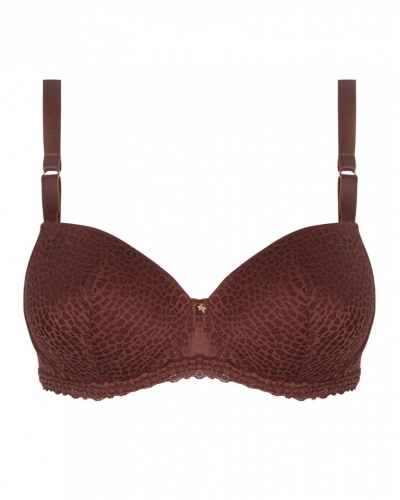 Soutien-gorge coque bonnets profonds Antigel Exquise en Dentelle (Cappuccino)