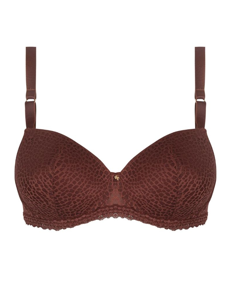 Soutien-gorge coque bonnets profonds Antigel Exquise en Dentelle (Cappuccino)