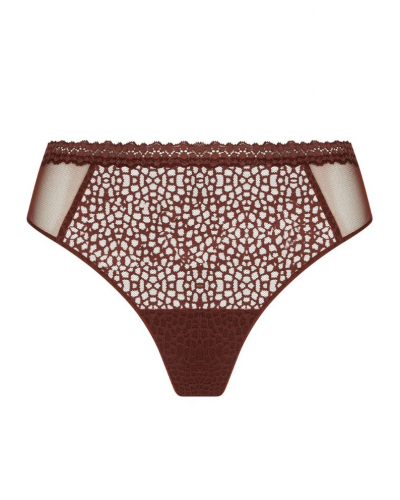 Tanga Antigel Exquise en Dentelle (Cappuccino)