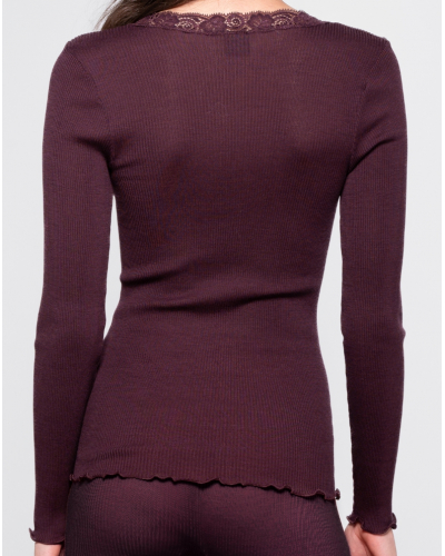 Camiseta de manga larga lana y seda Leavers Oscalito 3416 (Cherry)