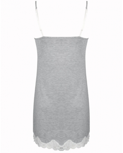 Nightdress Thin Straps Antigel Simply Perfect (Chiné Gris)