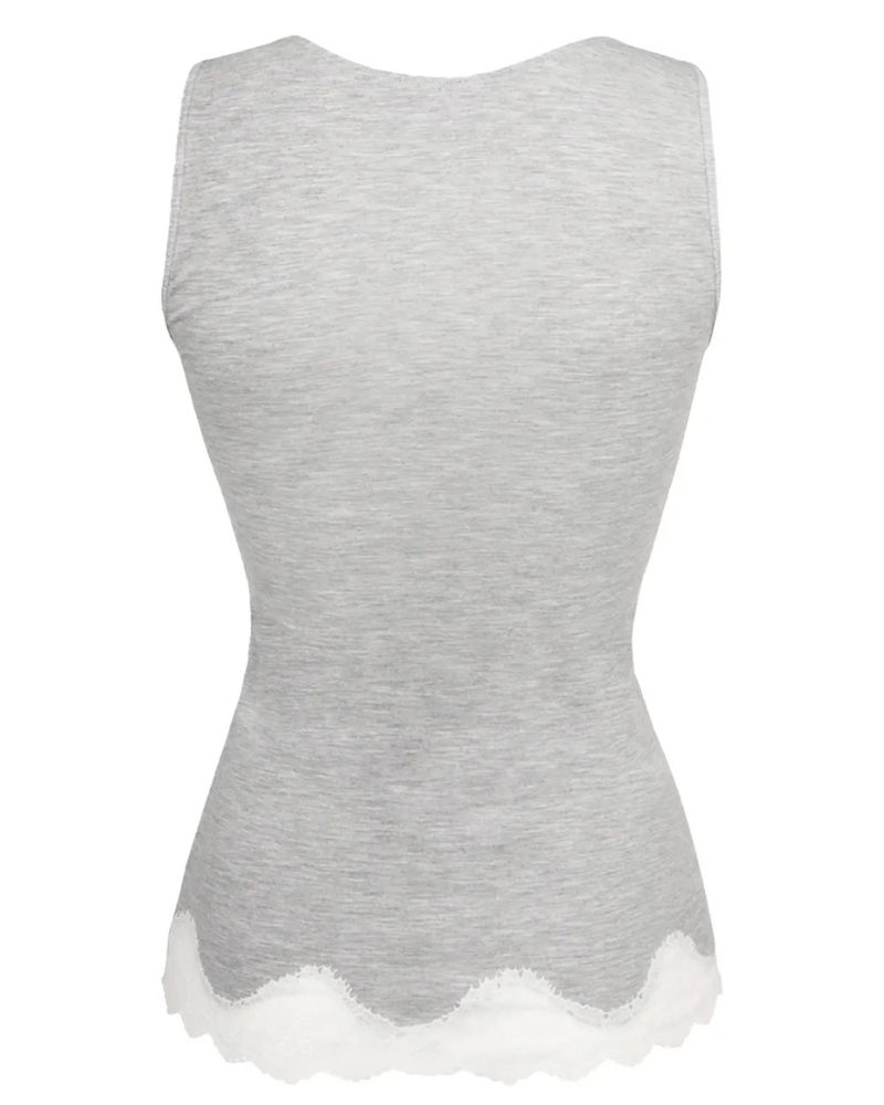 Top bien-être sans manche Antigel Simply Perfect (Chiné Gris)