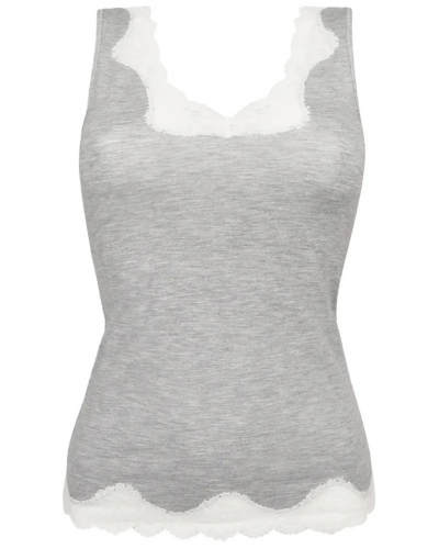 Top bien-être sans manche Antigel Simply Perfect (Chiné Gris)