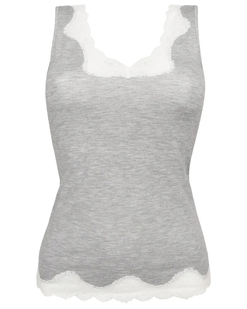 Top Bienestar sin mancha Antigel Simply Perfect (Chiné Gris)