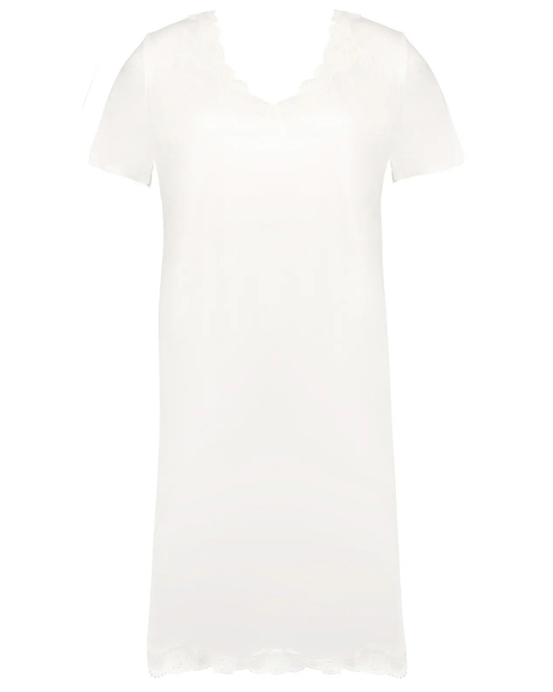 Nightdress short sleeve Antigel Simply Perfect (Nacre)