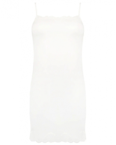 Nightdress Thin Straps Antigel Simply Perfect (Nacre)