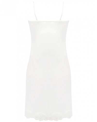 Nightdress Thin Straps Antigel Simply Perfect (Nacre)