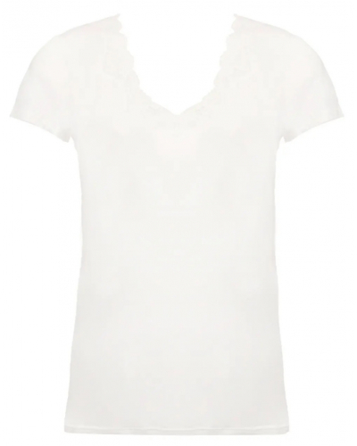 Tee shirt Short sleeves Antigel Simply Perfect (Nacre)