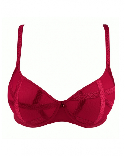 Padded bra Louisa Bracq Série (Rouge à Lèvres)