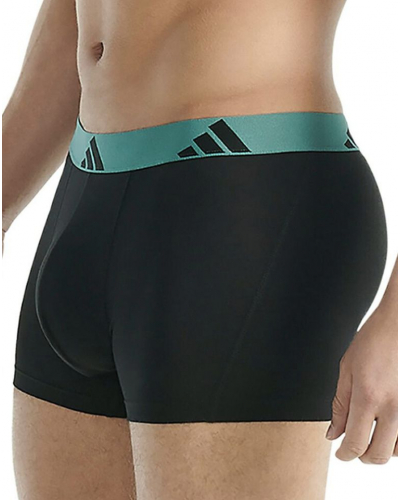 Lot de 3 boxers Adidas Active Flex Coton (Bleu/Vert/Noir)