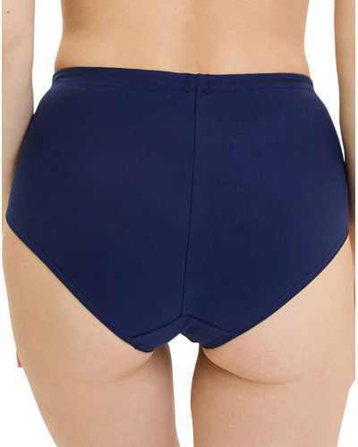 High-waisted briefs in organic cotton Sans Complexe Jeanne (Bleu Marine)