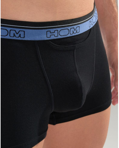 Lot de 2 boxers en coton HOM Tiago (Noir)