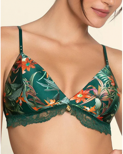 Sujetador sin aros Lise Charmel Tropique en Fleurs (Nature Tropic)