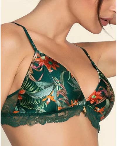 Sujetador sin aros Lise Charmel Tropique en Fleurs (Nature Tropic)