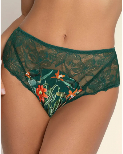 Slip taille haute Lise Charmel Tropique en Fleurs (Nature Tropic)
