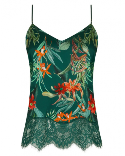 Camisole de seda Lise Charmel Tropique en Fleurs (Nature Tropic)