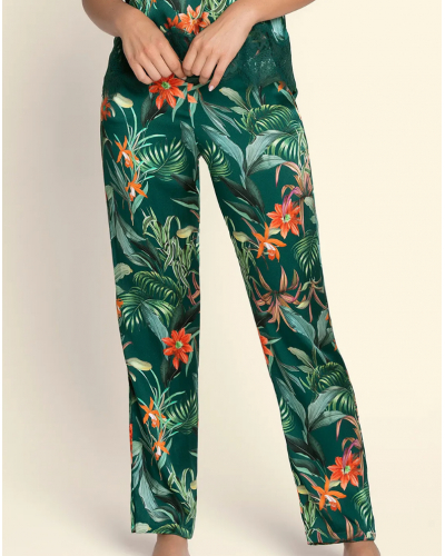 Pantalon en soie Lise Charmel Tropique en Fleurs (Nature Tropic)