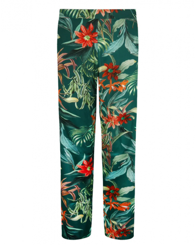Pantalon en soie Lise Charmel Tropique en Fleurs (Nature Tropic)
