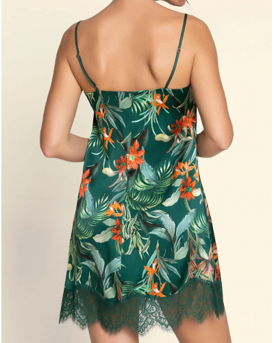 Camisón de seda Lise Charmel Tropique en Fleurs (Nature Tropic)