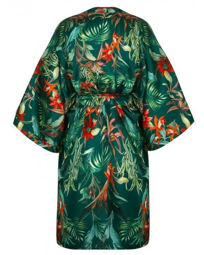 Kimono en soie Lise Charmel Tropique en Fleurs (Nature Tropic)