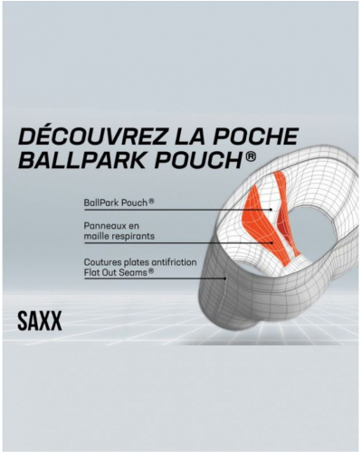 Boxer con bragueta Quest Quick Dry Mesh Saxx ( Turbulence )