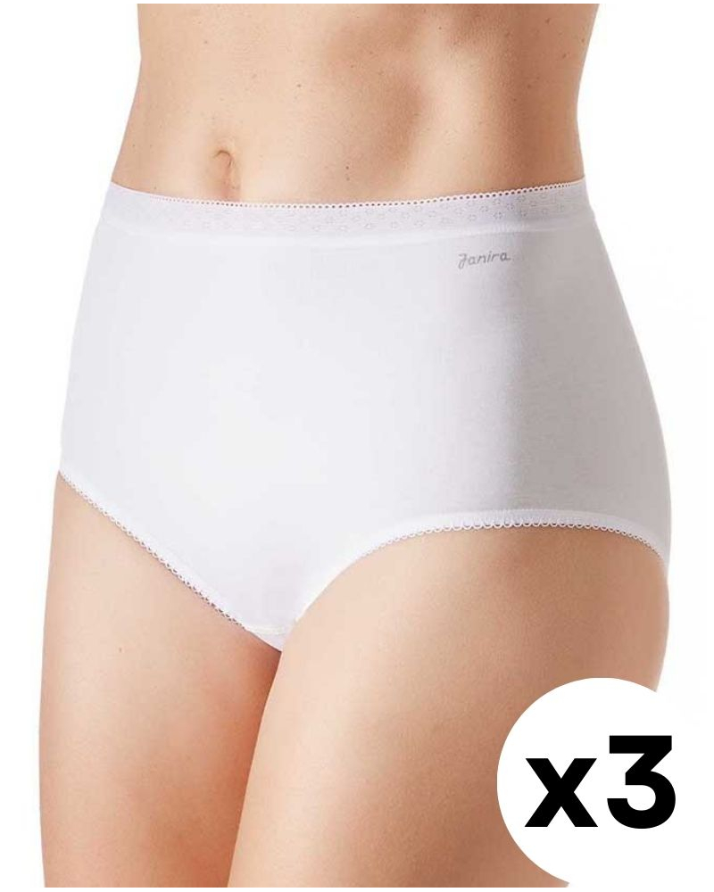 Bragas Maxi Algodón Janira Esencial (Lote de 3)