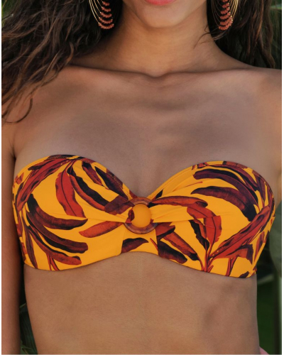 Bandeau de baño con copa Antigel La Mélanésia (Jaune Banane)